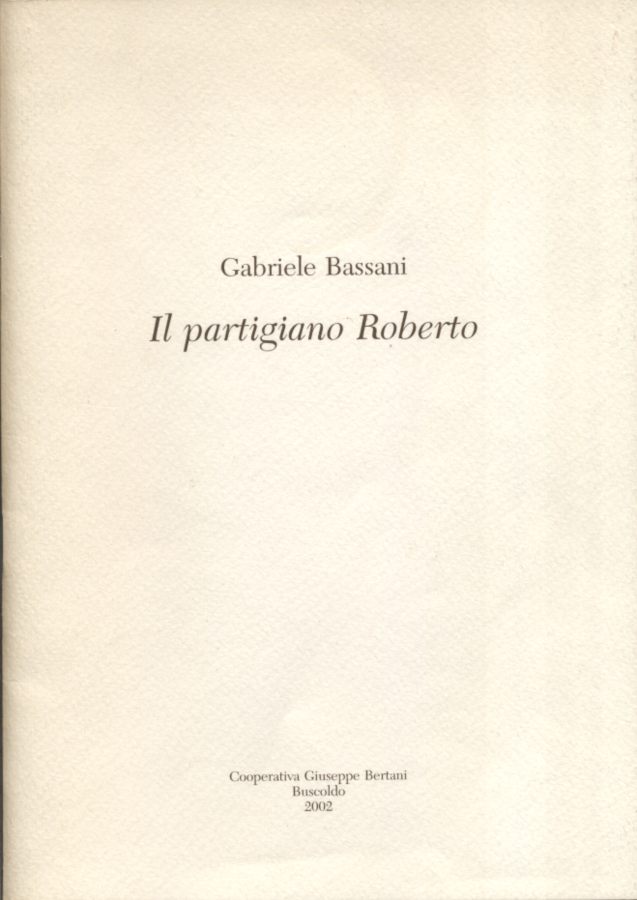 Il Partigiano Roberto copertina