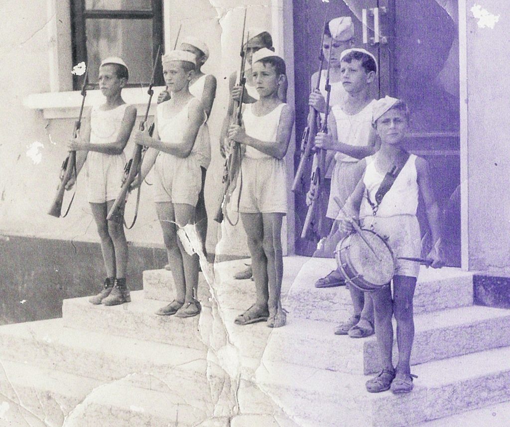 1942 Balilla moschettieri alla scuola di Buscoldo