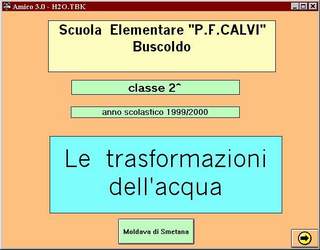 LE TRASFORMAZIONI DELL' ACQUA